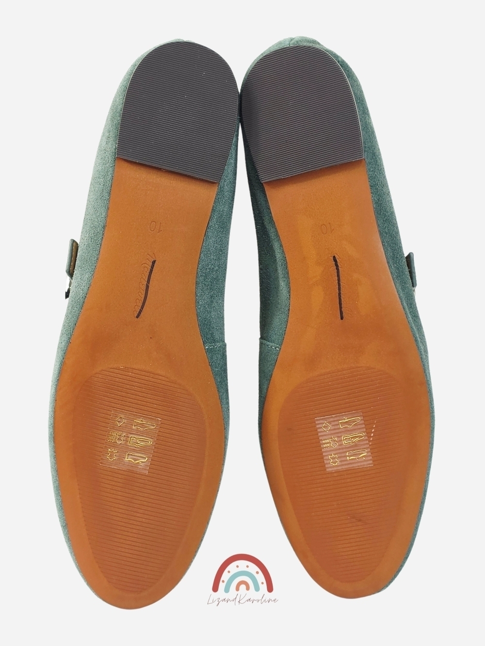New! Madewell The Remy Mary Jane Flat in Leather Suede Architect Green - Picture 12 of 15